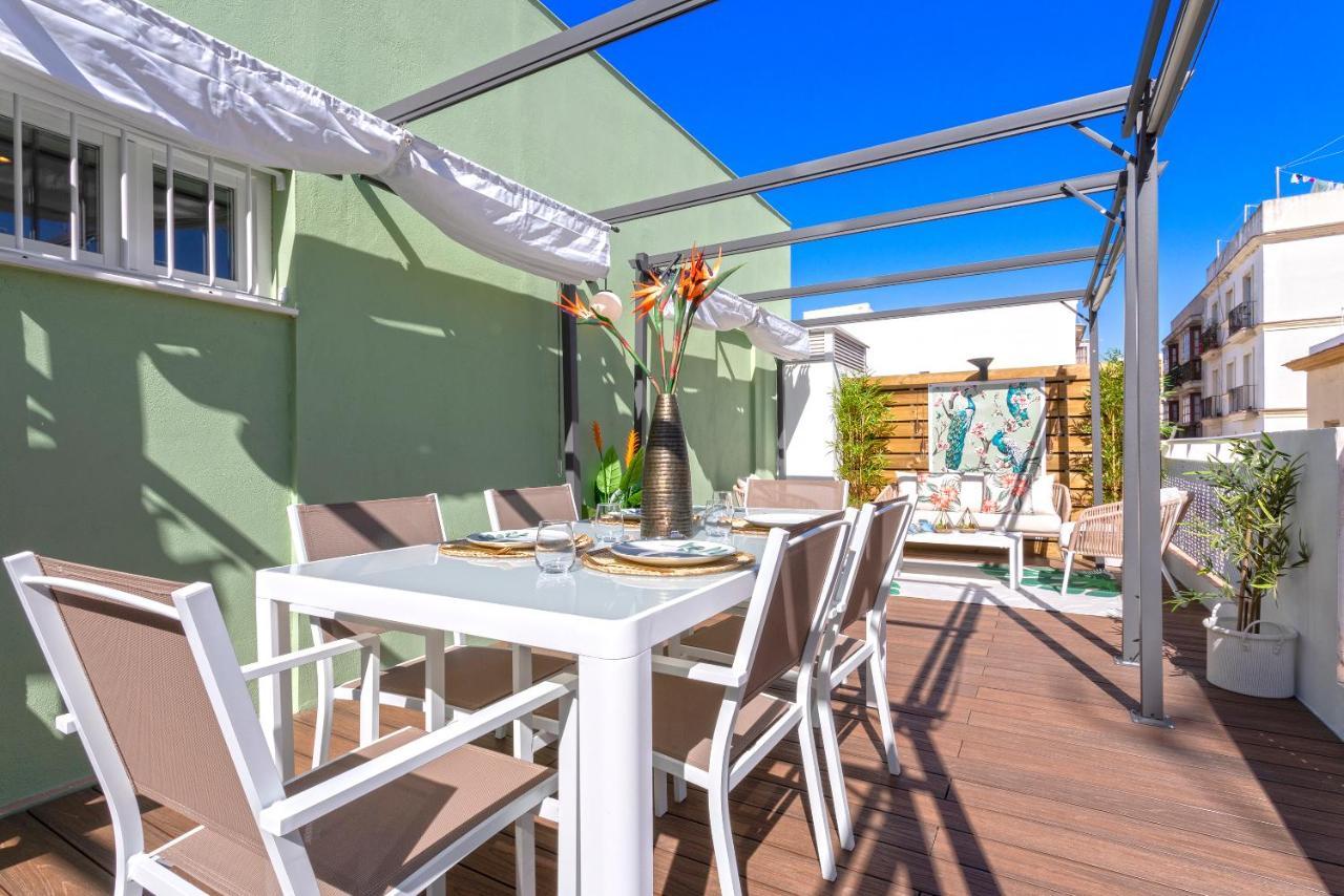 Genteel Home Mercado Central Terrace Cadiz Dış mekan fotoğraf